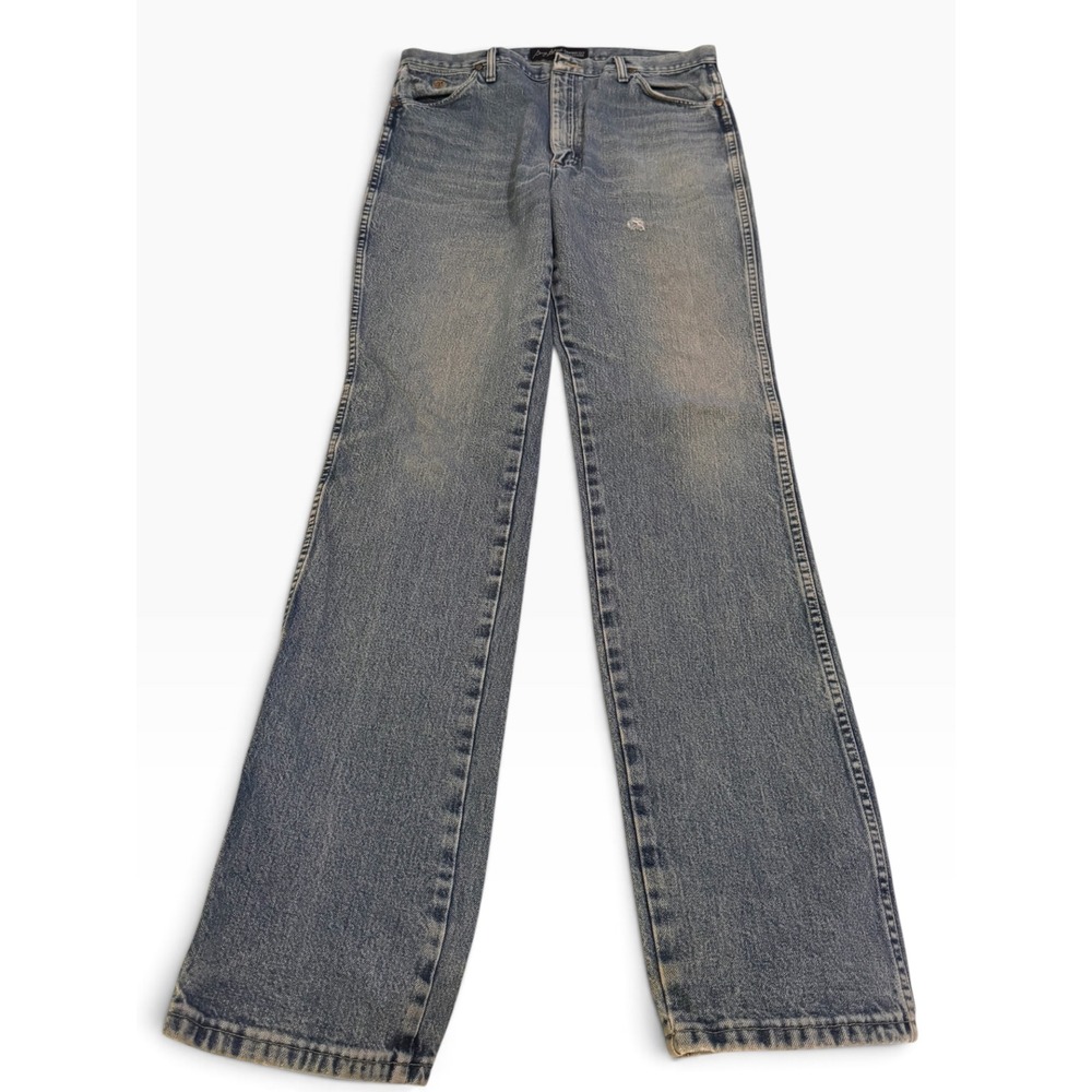 Wrangler Cowboy Cut Slim Fit Jeans Mens 36x38 Blue Denim 936GSHD Western